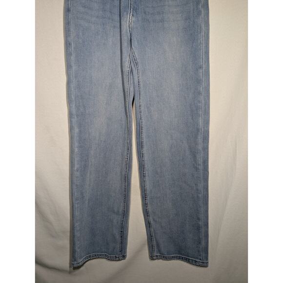 Women's Light Wash Straight Leg High Rise Jeans Sz 26 Comfort Stretch - Picture 3 of 7